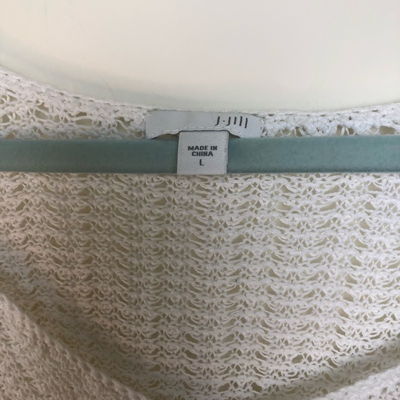 J Jill crochet knit tunic pullover sweater - Picture 2 of 3